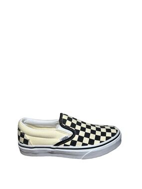 Vans Checkerboard Slip-On in Black & Cream